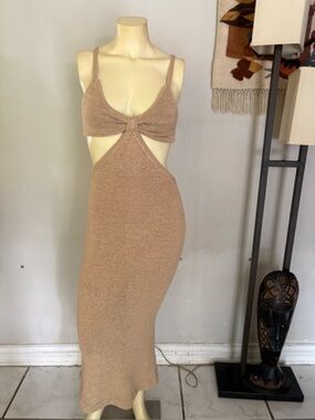cult gaia | Dresses | Cult Gaia Cream Backless Dress Small